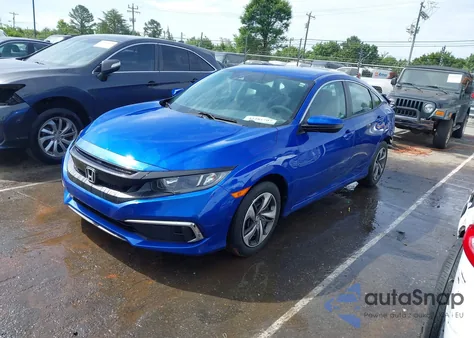 2019 Honda Civic Lx z USA, uszkodzony, nr VIN 19XFC2F61KE023483